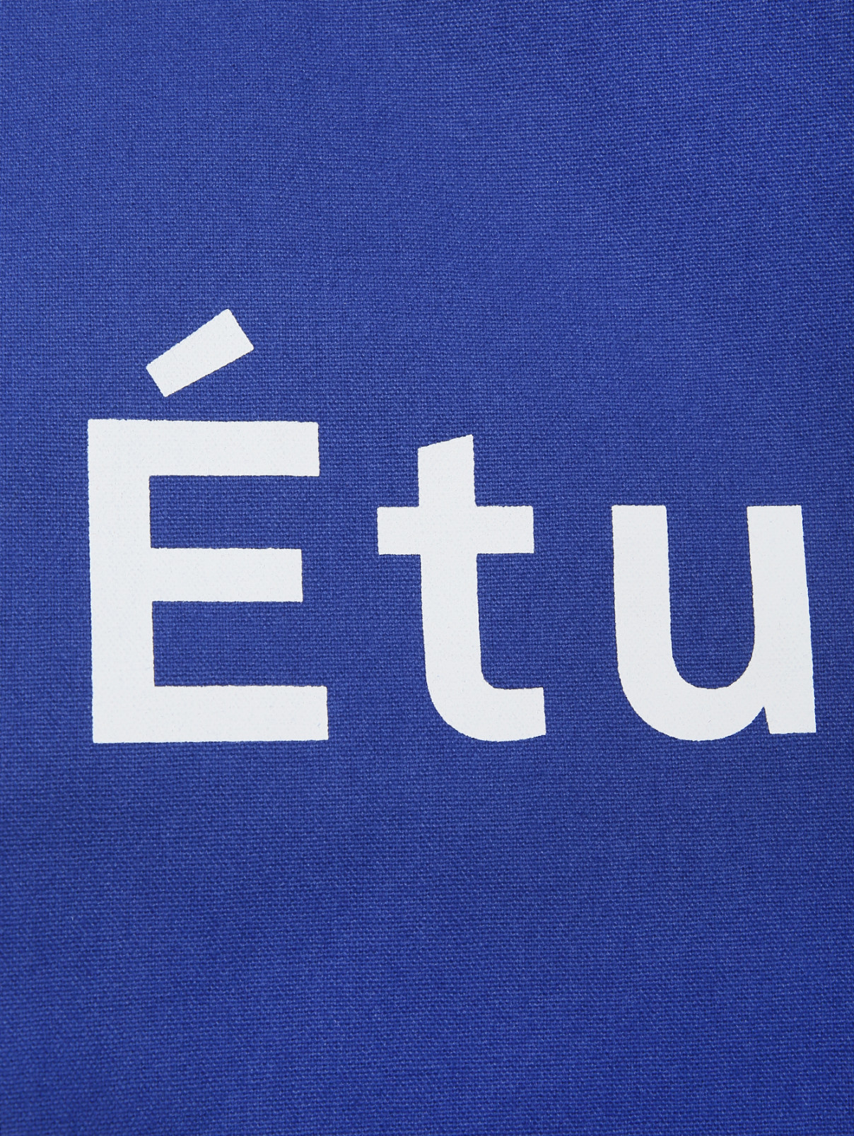 Сумка из текстиля с принтом Etudes  –  Деталь  – Цвет:  Синий