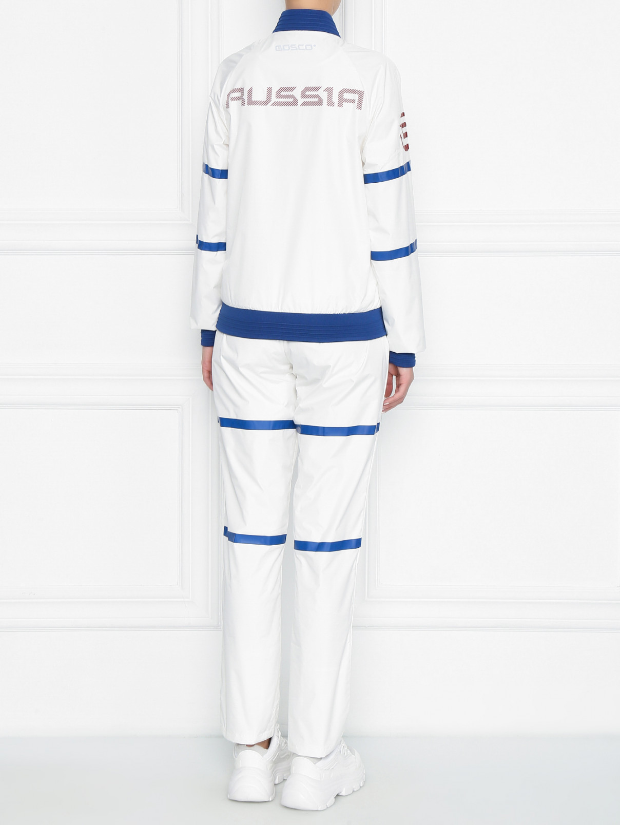 Спортивный костюм с принтом BOSCO  –  МодельОбщийВид2  – Цвет:  Белый