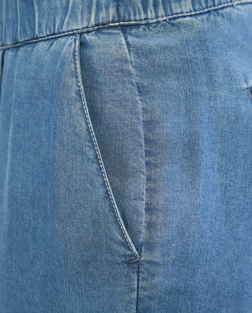 Свободные брюки из легкого денима с карманами Hartford - Деталь