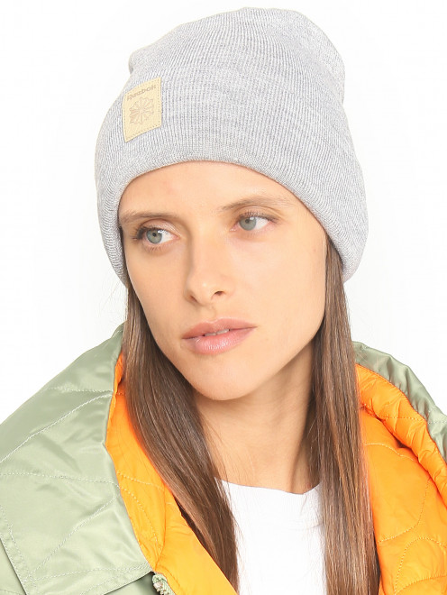 Шапка из смешанной шерсти с логотипом Reebok Classic - МодельОбщийВид