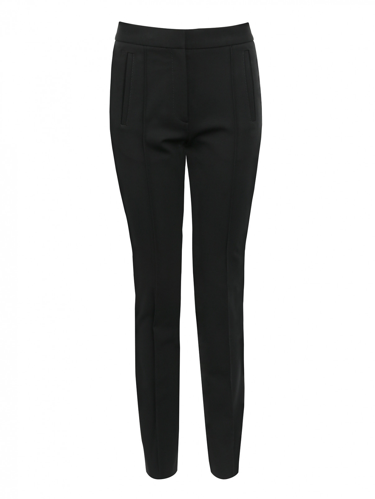 Узкие брюки Viktor&Rolf  –  Общий вид  – Цвет:  Черный