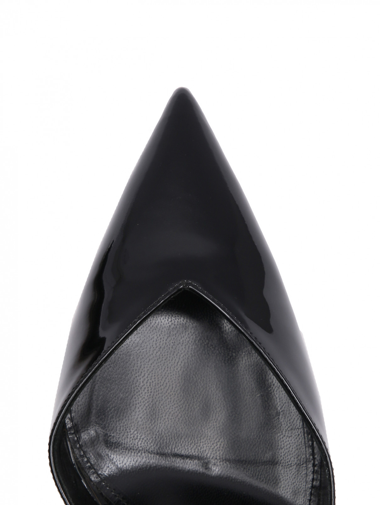 Туфли из лакированной кожи Nina Ricci  –  Обтравка3  – Цвет:  Черный