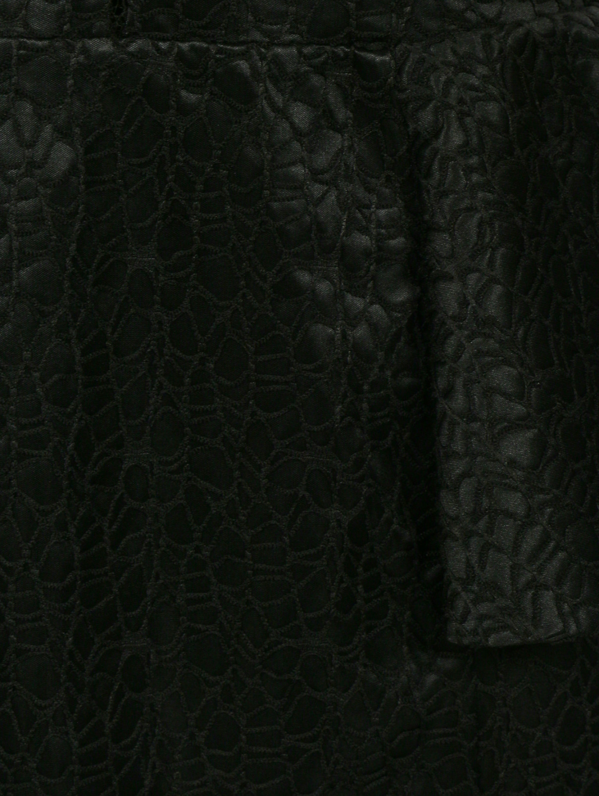 Платье с сетчатыми вставками VELOUDAKIS  –  Деталь1  – Цвет:  Черный