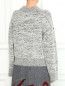 Джемпер из смешанной шерсти свободного кроя DKNY  –  Модель Верх-Низ1