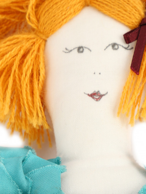 Кукла текстильная в платье с узором MiMiSol - Деталь