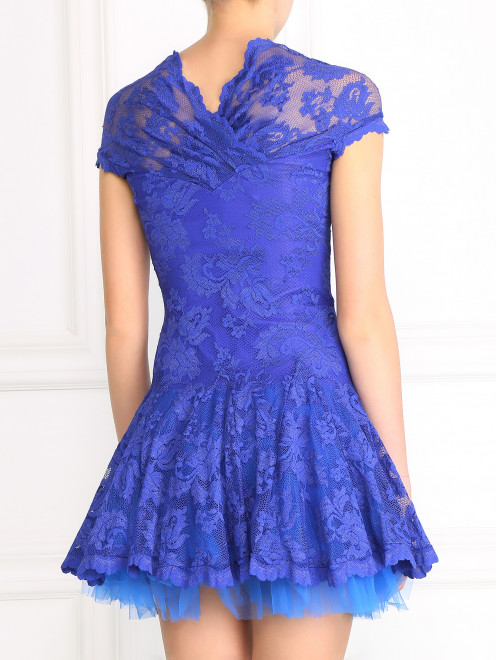Платье из кружевного полотна с пышной юбкой - Модель Верх-Низ1