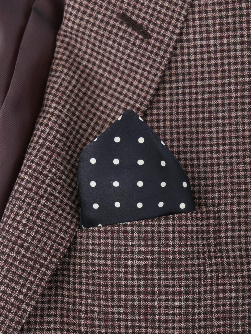 Платок шелковый  с принтом Hugo Boss - Модель Общий вид