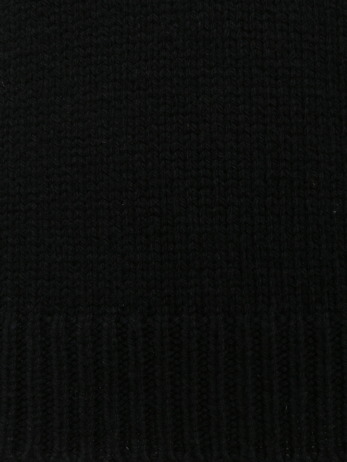 Джемпер из шерсти и кашемира с контрастным декором Stella Jean  –  Деталь1  – Цвет:  Черный