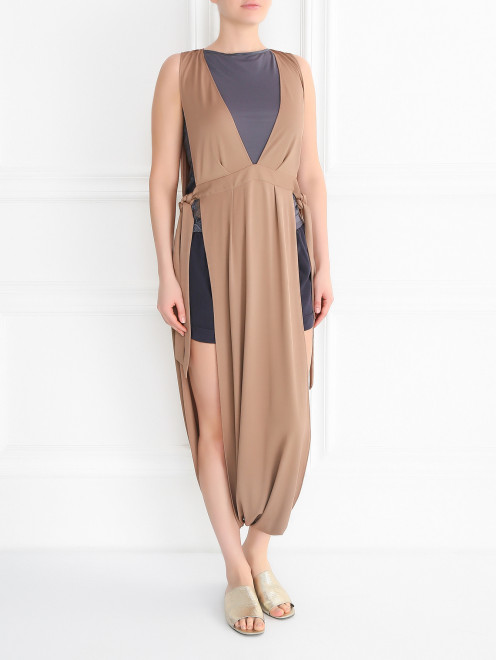 Платье с разрезами без рукавов La Perla - Модель Общий вид