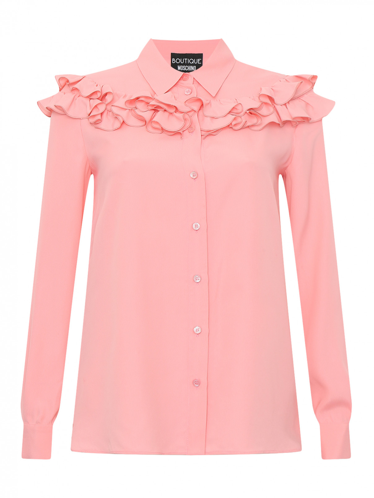Розовая блузка женская