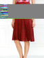 Шелковая юбка в плиссировку Alberto Biani  –  Модель Верх-Низ