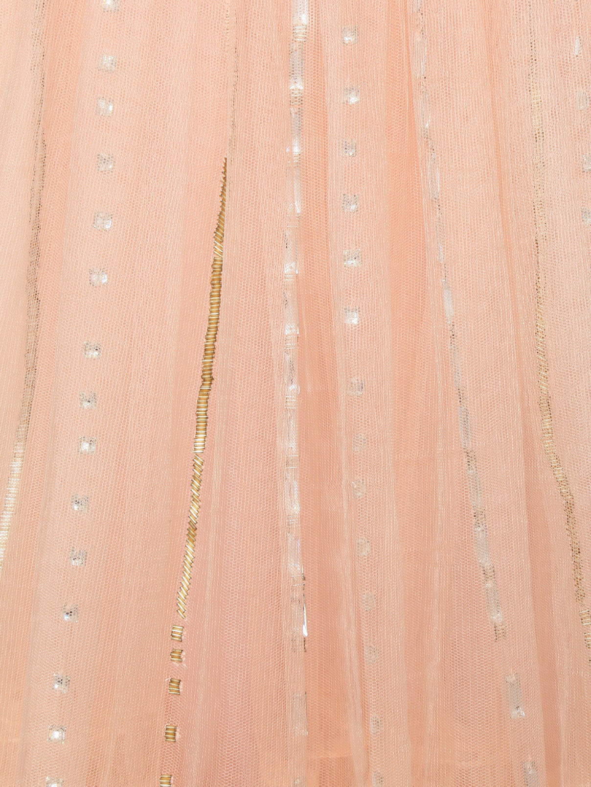 Платье из сетки с вышивкой стеклярусом Temperley London  –  Деталь1  – Цвет:  Розовый