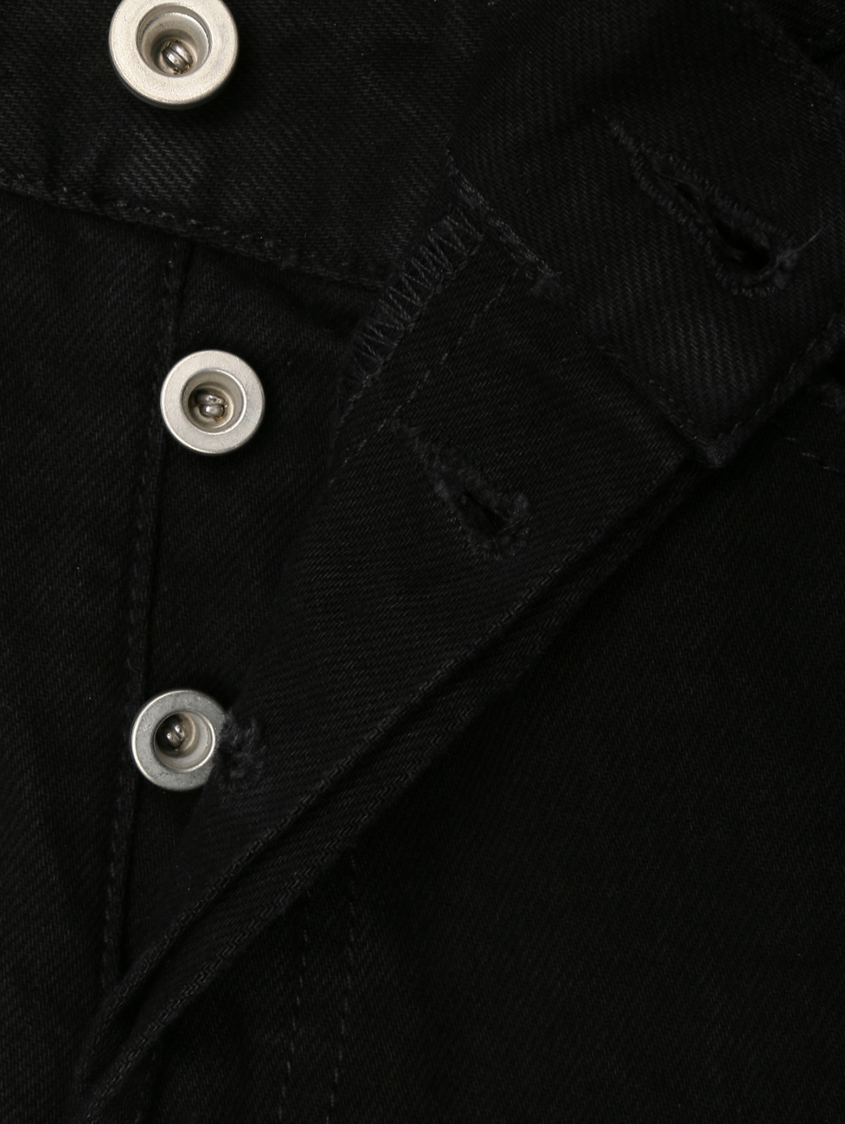 Прямые джинсы с рванным эффектом из хлопка Diesel  –  Деталь1