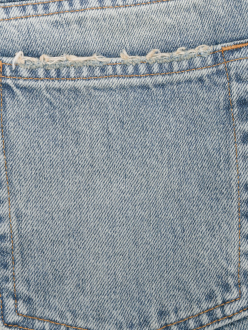Укороченные джинсы из хлопка - Деталь