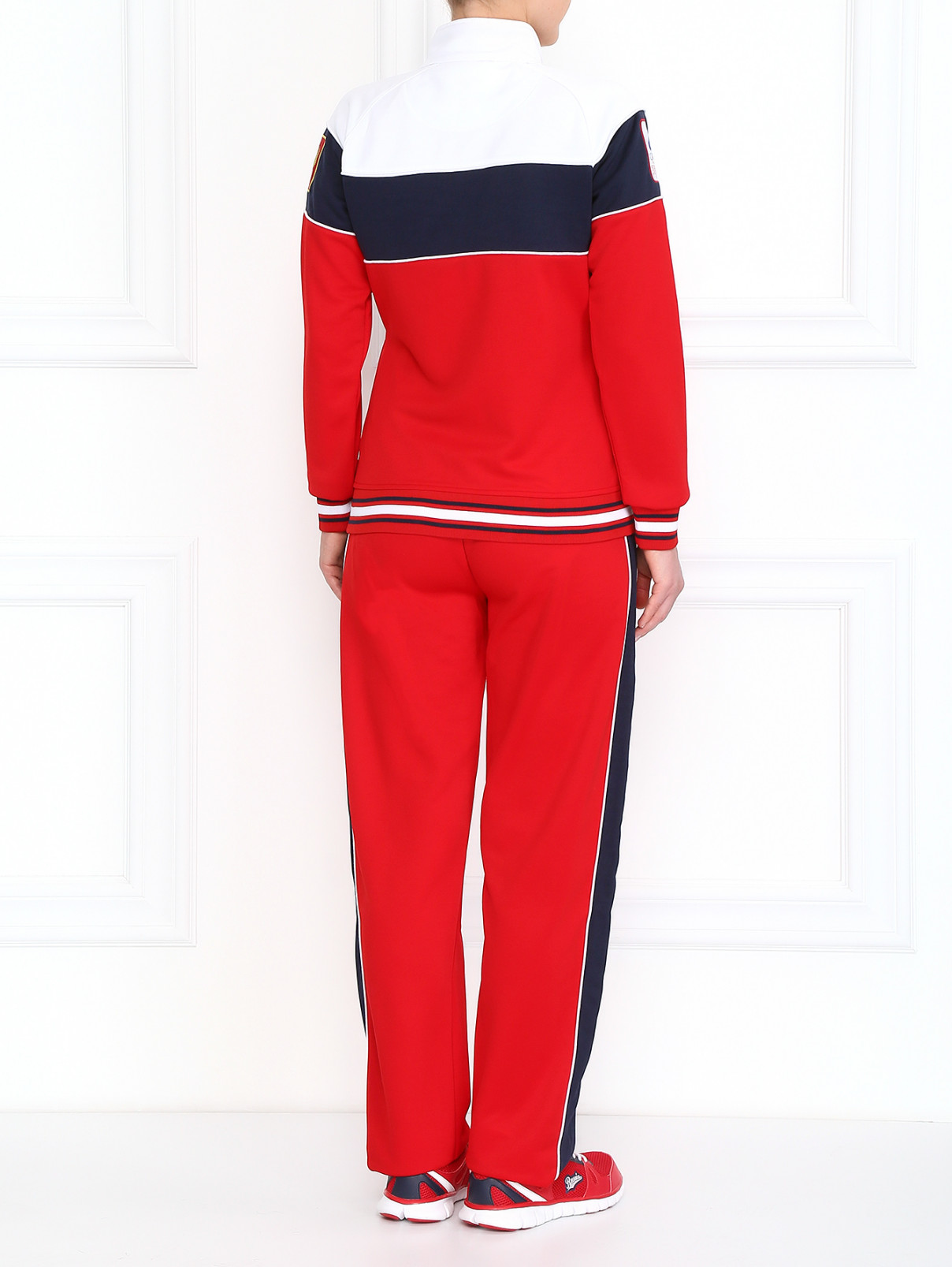 Спортивный костюм "Триколор" BOSCO  –  Модель Верх-Низ1  – Цвет:  Красный