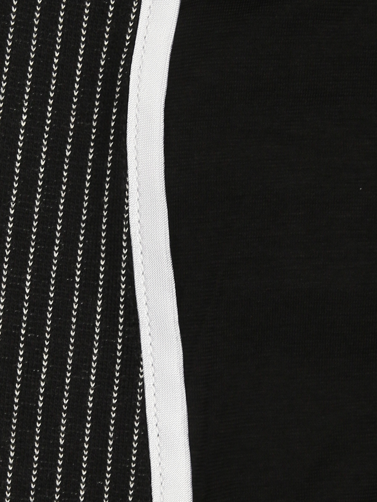 Пиджак трикотажный в полоску Dolce & Gabbana  –  Деталь2  – Цвет:  Черный